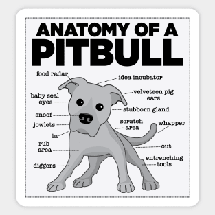 Anatomy of a Pitbull Sticker